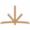 Ekena Millwork Alberta Smooth Timber Gable Bracket, Western Red Cedar, 96"W x 60"H x 3 1/2"D x 5 1/2"F, 15/12 Pitch GBW096X60X0406ALB00SWR - alternate 1